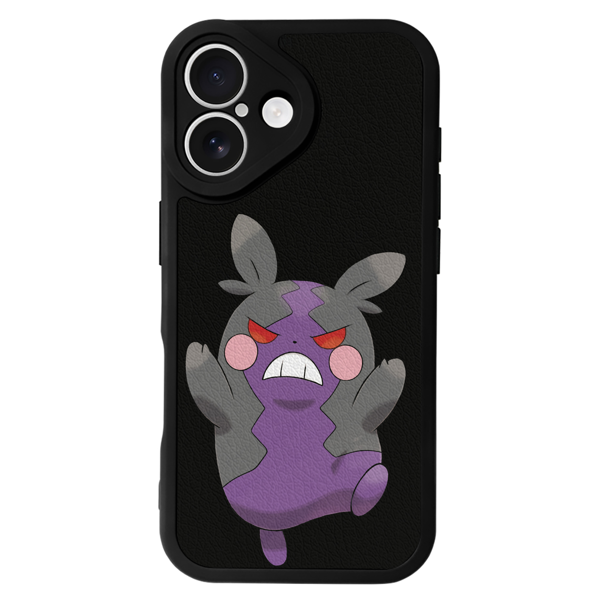 （画像用） ポケットモンスター Pokémon 【iPhone 16シリーズ対応】シリコンスマホケース（レザー調） 材質：シリコン